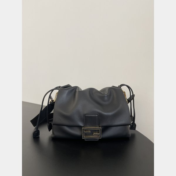 Top Quality Fendi Mama Medium Baguette Lambskin Shoulder Bag