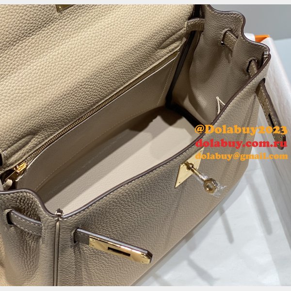 Buy Designer Replica Hermes Kelly 25/28CM Togo Bags Online