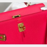 High Quality Replica Hermes Epsom Kelly 19/25/28CM Red Bag For Sale