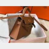 Camel Mini Kelly Replica Hermes Handbags