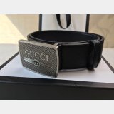 Knockoff Gucci Leather Belt 38mm Black Replica