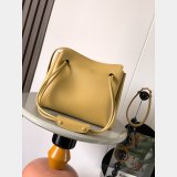 Medium Madrid bag in supple grained calfskin Yellow