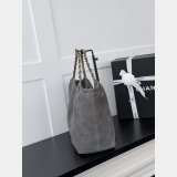 Top Quality AS6474 Suede Quilted Neo Cabas Small Shopping Tote Bag