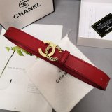 Top Quality Replica CC Double C Belt Red Width 3.0cm 1135