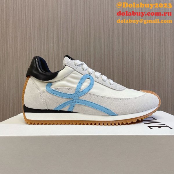 Top Quality Runner In Nylon And Suede Shoes