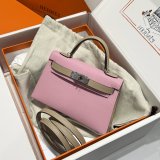 Top Hermes human handmade stiching mini Kelly bag 2026