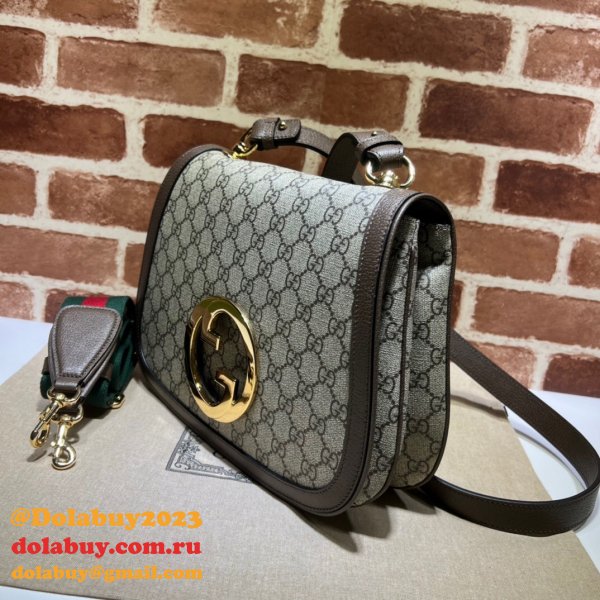 Faux Gucci Medium bag Messengers round Interlocking G 699210