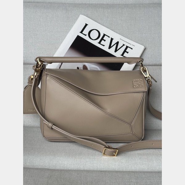 Best Loewe Featherlight Puzzle Small Nappa Lambskin Handbag 24CM