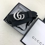 Luxury Gucci 38MM Double G Shop the New Replica Black Belts