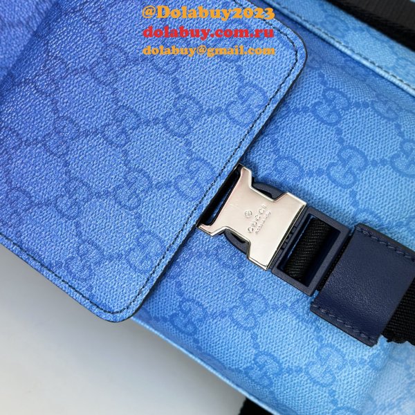 Top Quality 792080 Gucci Chroma Large Backpack Gradient Blue Bag