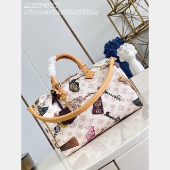 Louis Vuitton Speedy 30 Soft Other Monogram Canvas LV Icons M29377 Bag