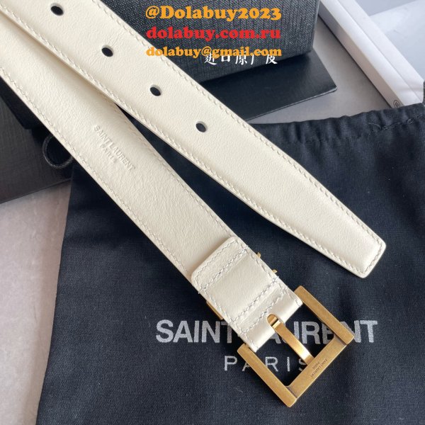 7 Star Best SAINT LAURENT REPLICAS BELT FOR SALE 20MM/30MM