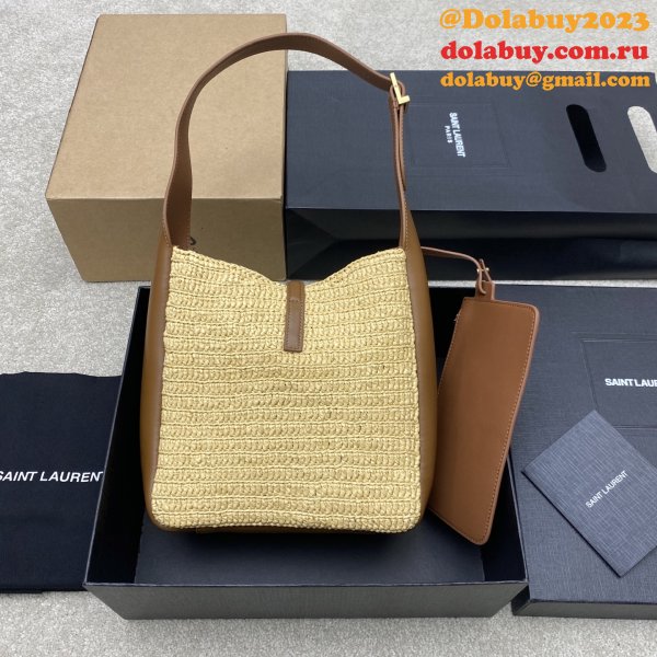 Best Saint Laurent LE 5A 7 SOFT 713938 Raffia Bag