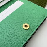 Gucci Knockoff GG Supreme Jumbo Ophidia Card Case 523155 Wallet