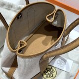 Top Quality Hermes human handmade stiching Garden Party Bag 23cm