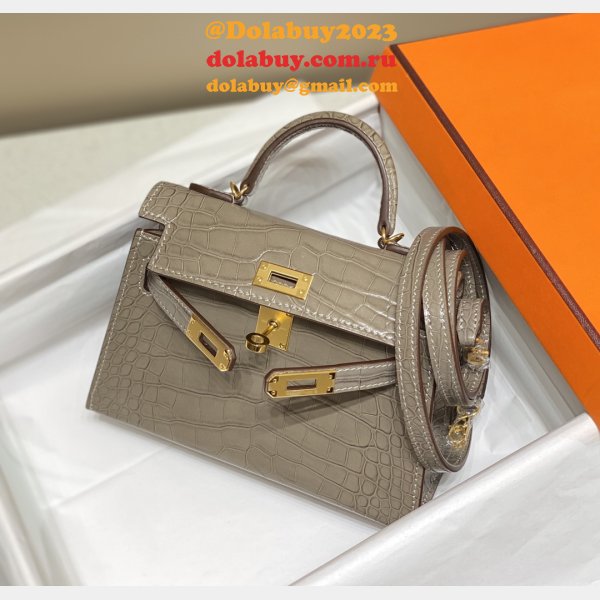 Best Hermes Mini Kelly 1:1 Replica 19CM Handbags