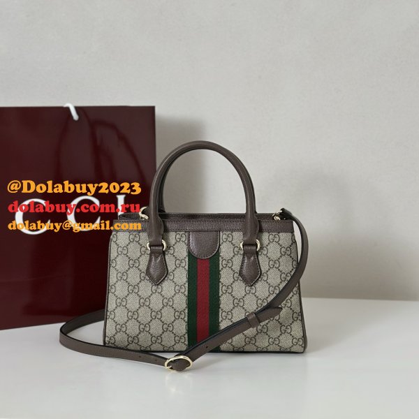 Cheap 836840 Gucci Ophidia Small Tote GG Canvas Bag