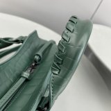 AAA+ Balenciaga Replica cuag Dark green crocodile bag