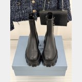 Prada Monolith stretch nappa leather booties