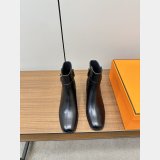 Top Quality Hermes Jill 60 Ankle Leather Boot