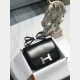 Luxury Hermes handmade Stiching Constance Bag Box Leather