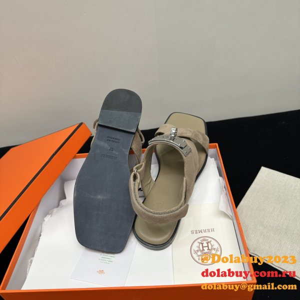 Best Luxury Hermes Ines Sandal