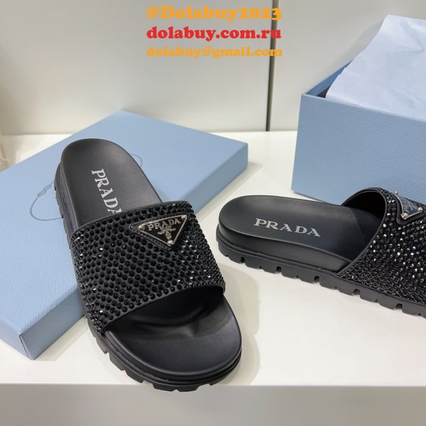 Our Dolabuy Webstore Prada Replica High Quality Flat Sandals