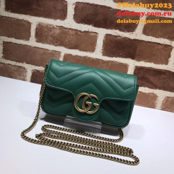 Gucci Marmont Fashion Mini Chevron bag 476433