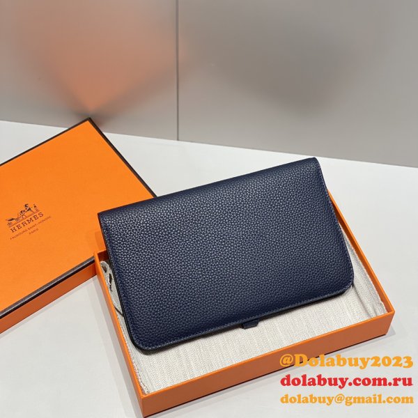 Luxury 1:1 Mirror Hermes Togo Passport Holder