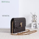 Bottega Veneta Andiamo Intrecciato Wallet on a Chain 844107