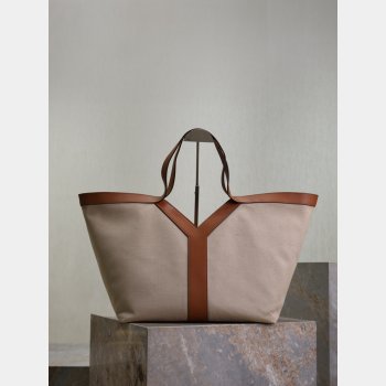 Saint Laurent Canvas Y Tote