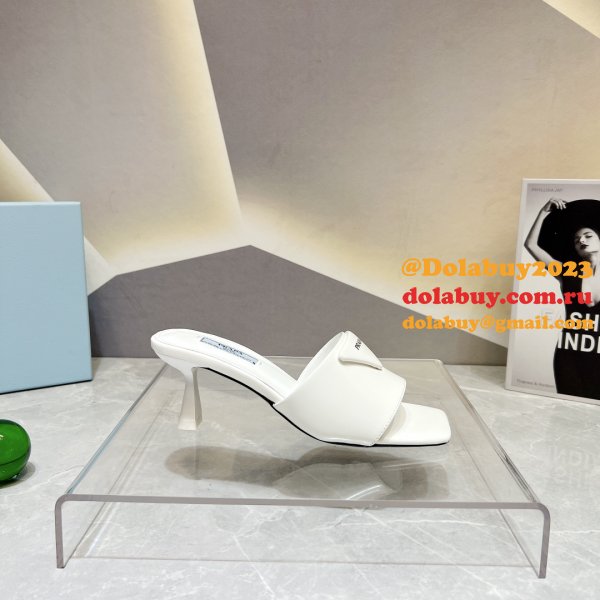 Top Quality Duplicate REPLICA PRADA LEATHER SLIPPERS