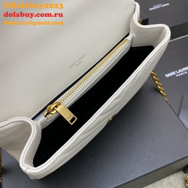 YSL 392737 Envelope Bag in Matelasse Leather