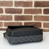 Men Gucci Replicas 795464 Small GG Crossbody 795464 Black Bag