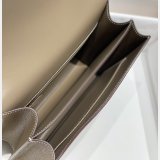 Best Hermes handmade Stiching Constance Bag 23cm