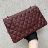 Wholesale CC Perfect Flap Caviar Leather 25cm Handbag