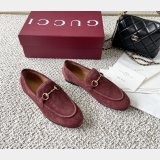 Gucci women suede Jordaan loafer