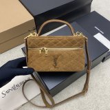 Saint Laurent YSL Gany Vanity Diamond-quilted Bag 766731
