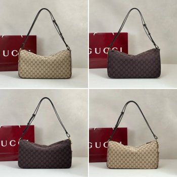 Gucci 862530 Best Half Horsebit Leather Shoulder Bag