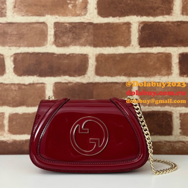 Luxury Gucci Blondie 815711/815715/815719 Shoulder Black/Red Duplicate Bag