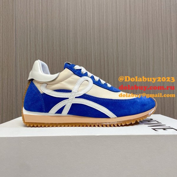 Top Quality Runner In Nylon And Suede Shoes