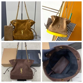 YSL JAMIE SHOPPING Suede SMALL 833948