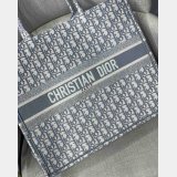 Luxury Christian Dior CD Book Tote grey Replica Bags