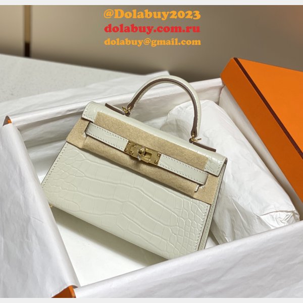Best Hermes Mini Kelly 1:1 Replica 19CM Handbags