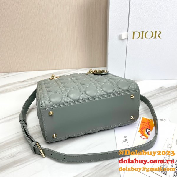 Fashion Christian Dior Lady Dior Top Quality 24CM Fake Bag