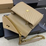 YSL Fake 392737 College Bag in Matelasse Leather
