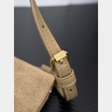 Designer AS5322 Quilted Suede Hobo Shoulder Bag