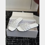 Best Loewe Petal Anagram Rhinestone Suede Slide