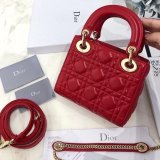 AAA+ Christian Dior Lady Handbags MINI 17CM lambskin