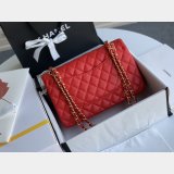 Wholesale Perfect CC Flap Caviar Leather Handbag 25cm